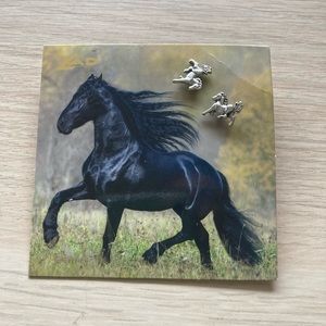 Horse Earring Studs (surgical steel)